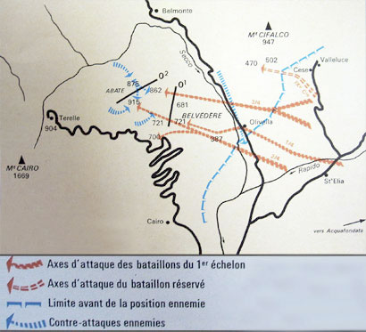 Attaque du Belvédère – le 25 et 26 Janvier 44