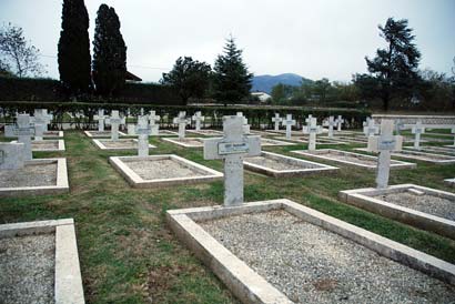 French military cemetery of Venafro