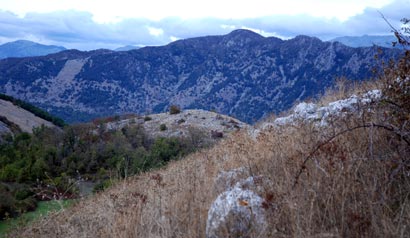 Le Monte Cifalco – Prise de vue de la cote 721 du Belvédere Photographie FLG – Tous droits réservés