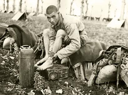 Photographie prise à Caserta le 12 février 1944 – Provenance: NARA